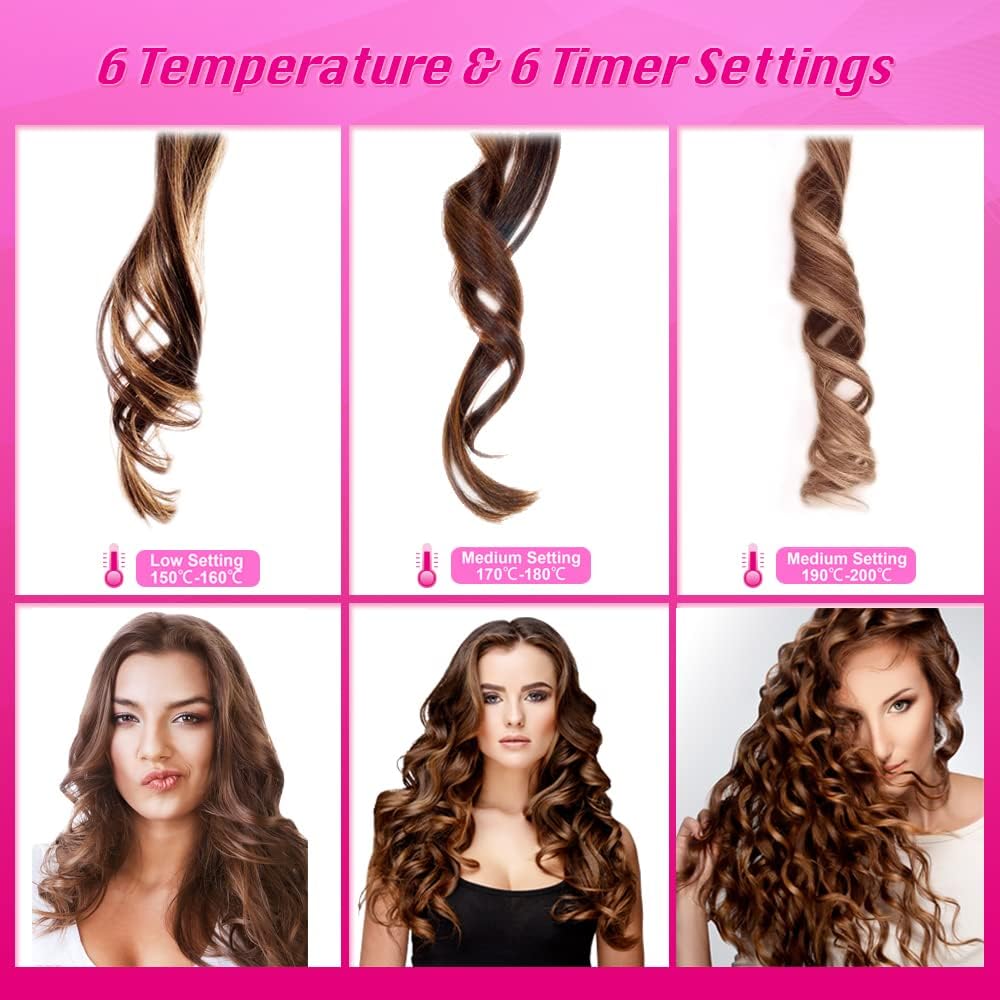 Wireless Automatic Curling Iron with Rechargeable Battery