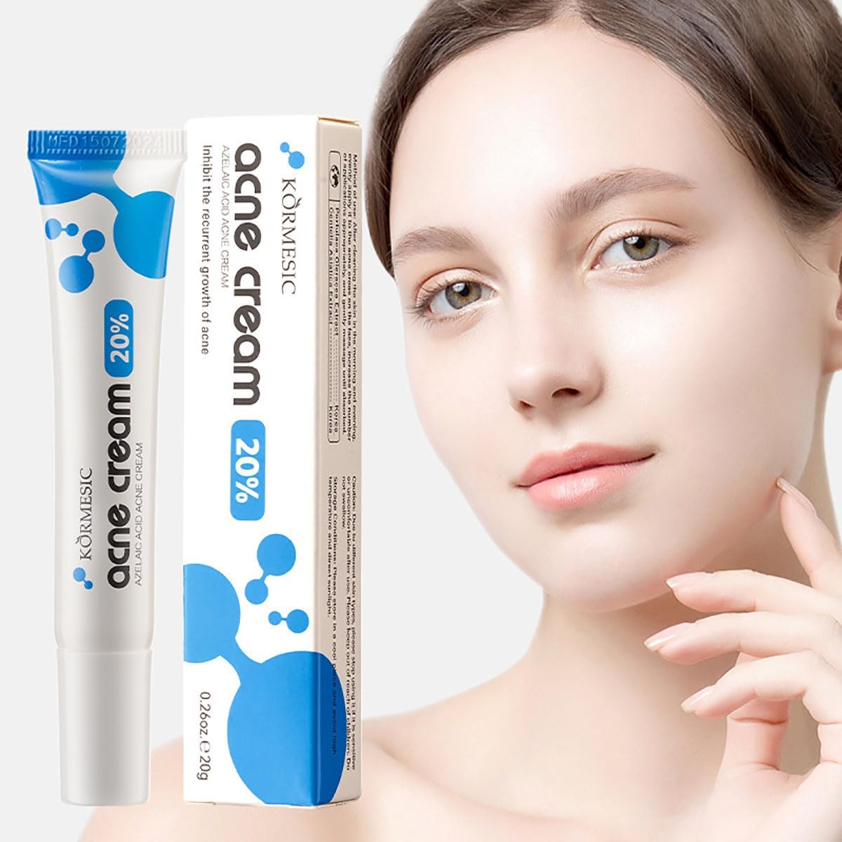 FUIN 20% Azelaic Acid Acne Cream Azelaic Acid Acne Cream For Face Premium,Beauty,Prevents Breakouts, Ease Pimple Clarify Skin Soothe Irritation