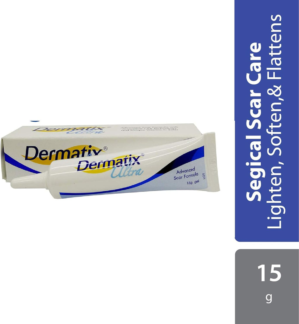 Dermatix Ultra Advanced Scar Formula Gel Reduction Treatment Surgery Keloid 15 g