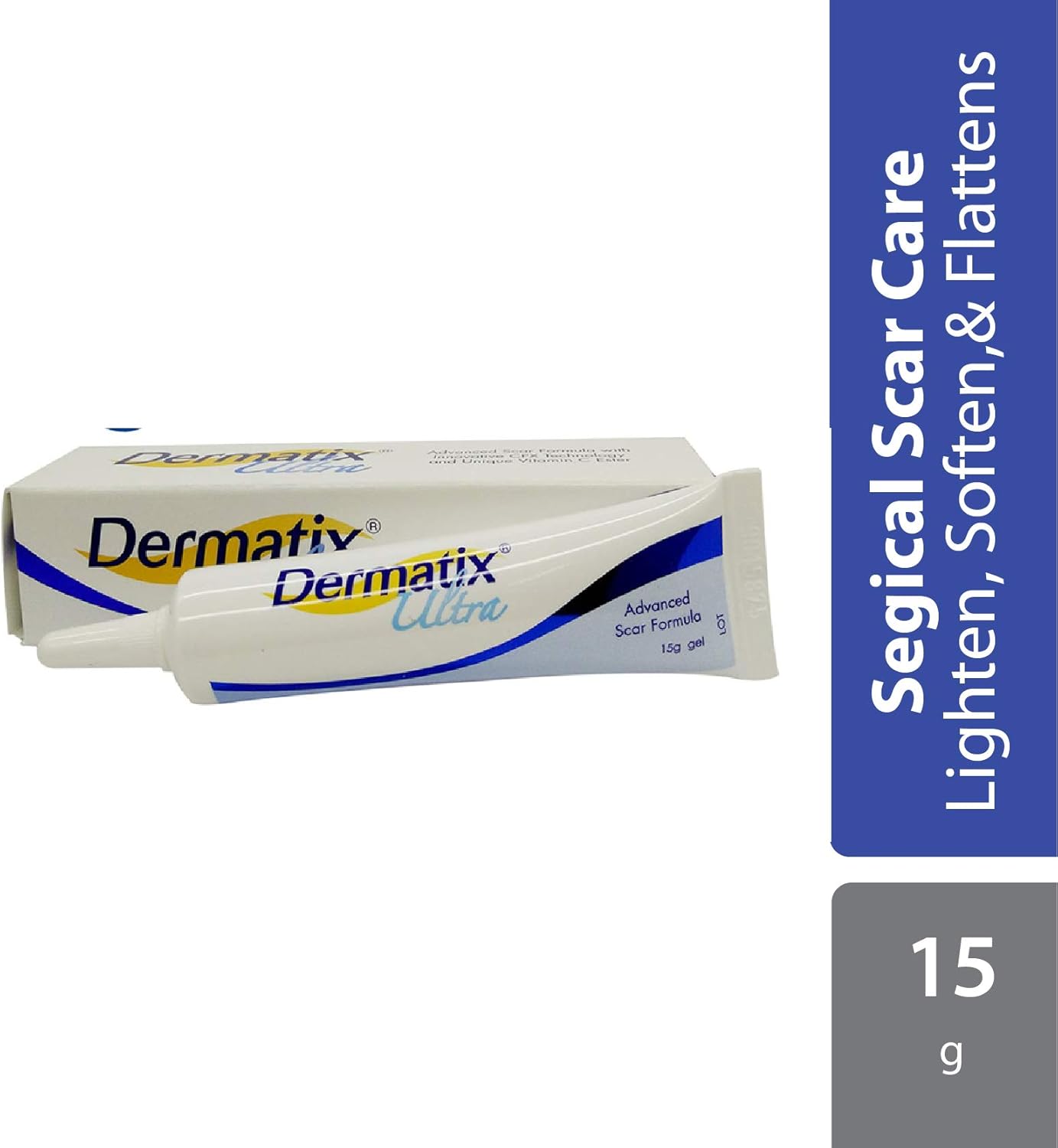 Dermatix Ultra Advanced Scar Formula Gel Reduction Treatment Surgery Keloid 15 g