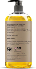 Majestic Pure USDA Organic Castor Oil | Hexane Free & 100% Pure | Cold Pressed | Stimulate Growth for Hair, Eyelashes, Eyebrows, Nails | Moisturizing & Nourishing | Body, Hair & Carrier Oil | 8 Fl Oz