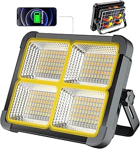 Led Solor Flood Light, 120 Beaming Angle and Color temperature 6500K
