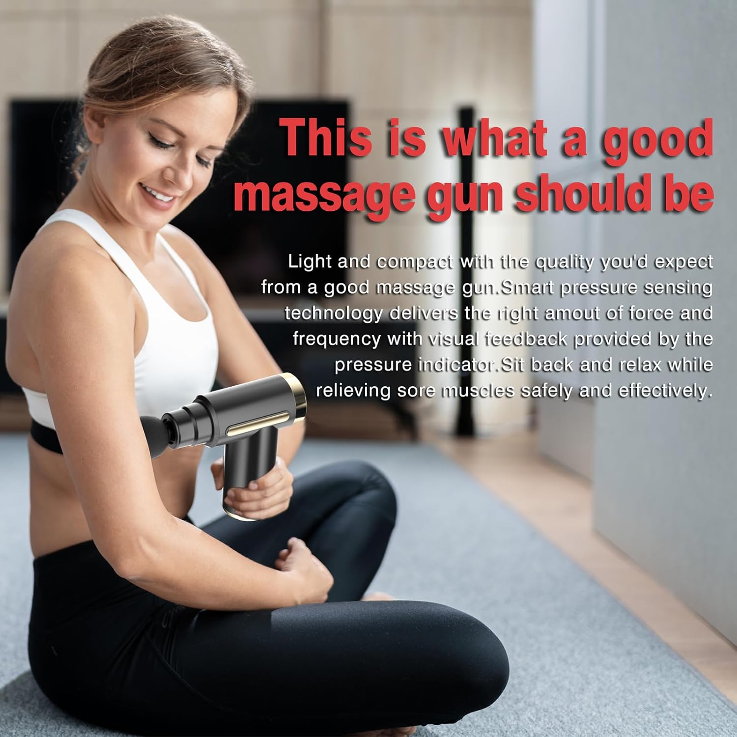 cotsoco Mini Massage Gun, Pocket-Size Deep Tissue Percussion Muscle Massage Gun, USB-C Fast Charge, Handheld Back Neck Massager for Pain Relief, Best Gifts for Dad Mom