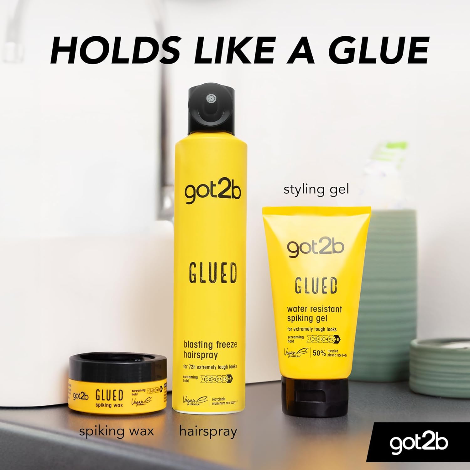 Got2B Schwarzkopf Blasting Freeze Spray Glued Hold 6 300Ml