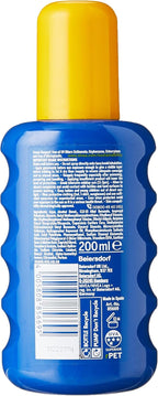 NIVEA SUN Protect & Moisture Sun Spray SPF 50+ (200ml) Moisturising Suncream Spray with SPF 50+ Advanced Sunscreen Providing Immediate Effective UVA + UVB Protection