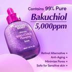 EQQUALBERRY Bakuchiol Plumping Face Serum 30 ml – Hydrating & Skin Texture Supporting Serum with Bakuchiol, Niacinamide & Hyaluronic Acid
