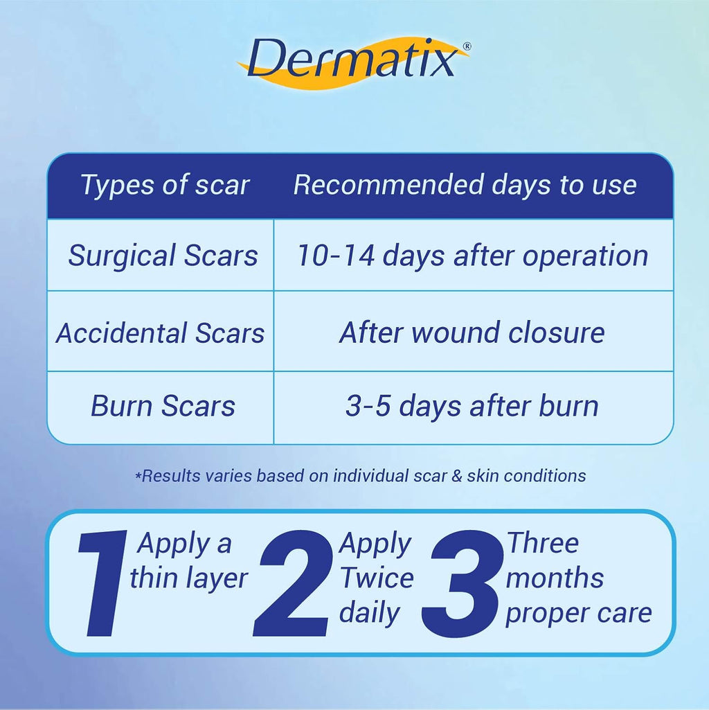 Dermatix Ultra Advanced Scar Formula Gel Reduction Treatment Surgery Keloid 15 g