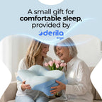 Derila Ergo Neck Pillow, Memory Foam Support Ergonomic Pillow For Sides, Back And Stomach Sleepers