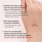 Dr.Melaxin Peel Shot Glow Black Rice Peeling Ampoule, Soft Exfoliating Face and Body Scrub Dead Skin Cells, Blackheads Remover for All Skin Types, 80