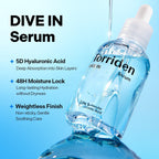 Torriden DIVE-IN Low-Molecular Hyaluronic Acid Serum, 1.69 fl oz | Fragrance-free Face Serum for Dry, Dehydrated, Oily Skin | Vegan, Clean, Cruelty-Free Korean Skin Care