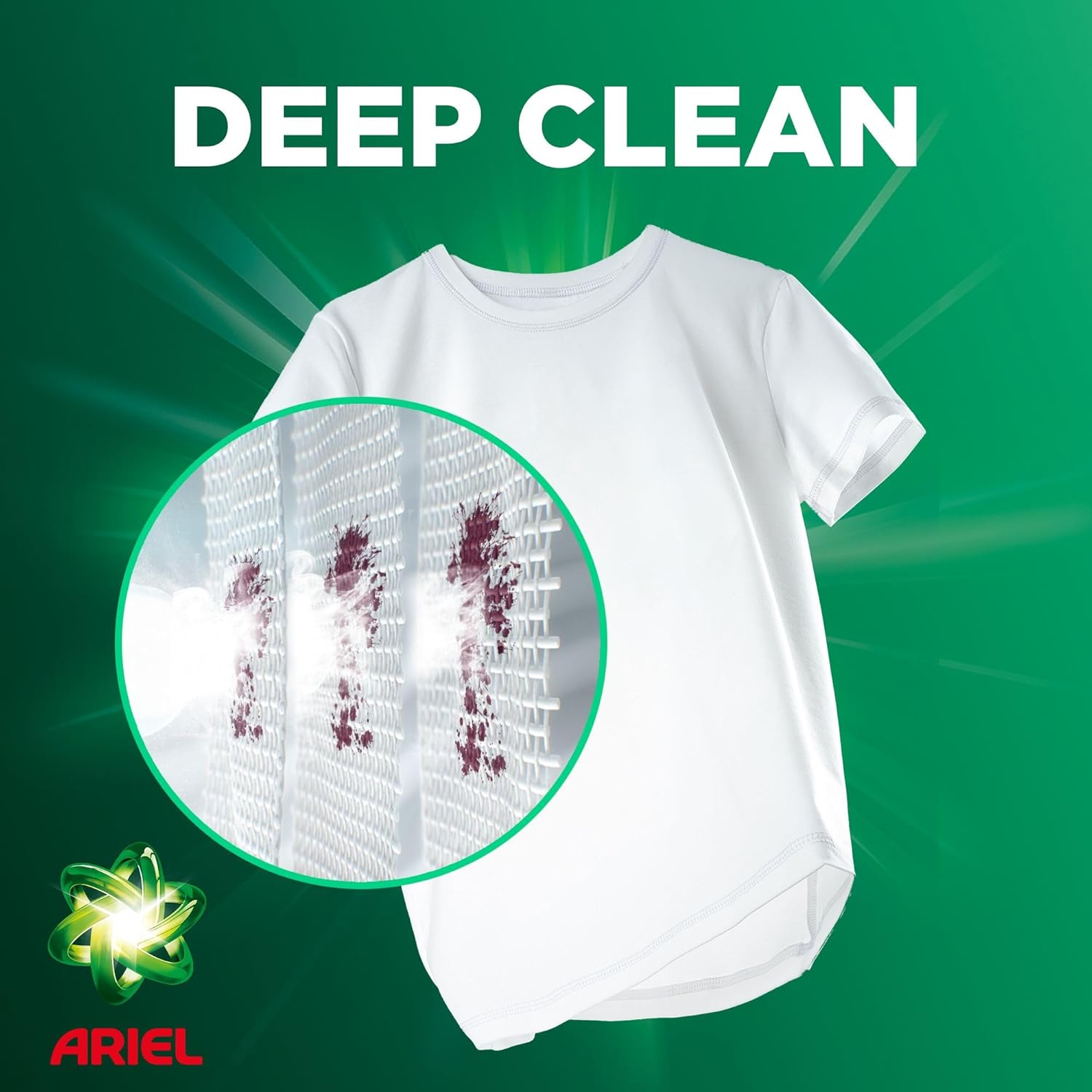 Ariel Fast Dissolving Laundry Detergent Powder, 2.5 KG
