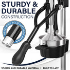 Cast Iron Citrus Juicer, Commercial Grade Manual Hand Press, Heavy-Duty Countertop Squeezer for Fresh Fruit Juice