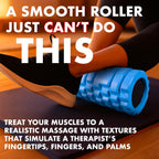 321 STRONG (Blue) - 321 STRONG Foam Roller - Medium Density Deep Tissue Massager for Muscle Massage and Myofascial Trigger Point Release, with 4K eBook