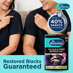 Dr.beckmann Dr. Beckmann 3 in 1 Black&Fibre refresh Sheets, Restores and protects faded black garments, Smoothens rough fibres, Easy to use, DIY, Laundry Cleaning Essentials, 10 Sheet