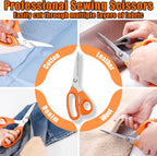 Maxfanay Sewing Kit, Big Sewing Kits for Adults, Kids, Traveler Family Repair, Sewing Supplies with More Color Thread etc