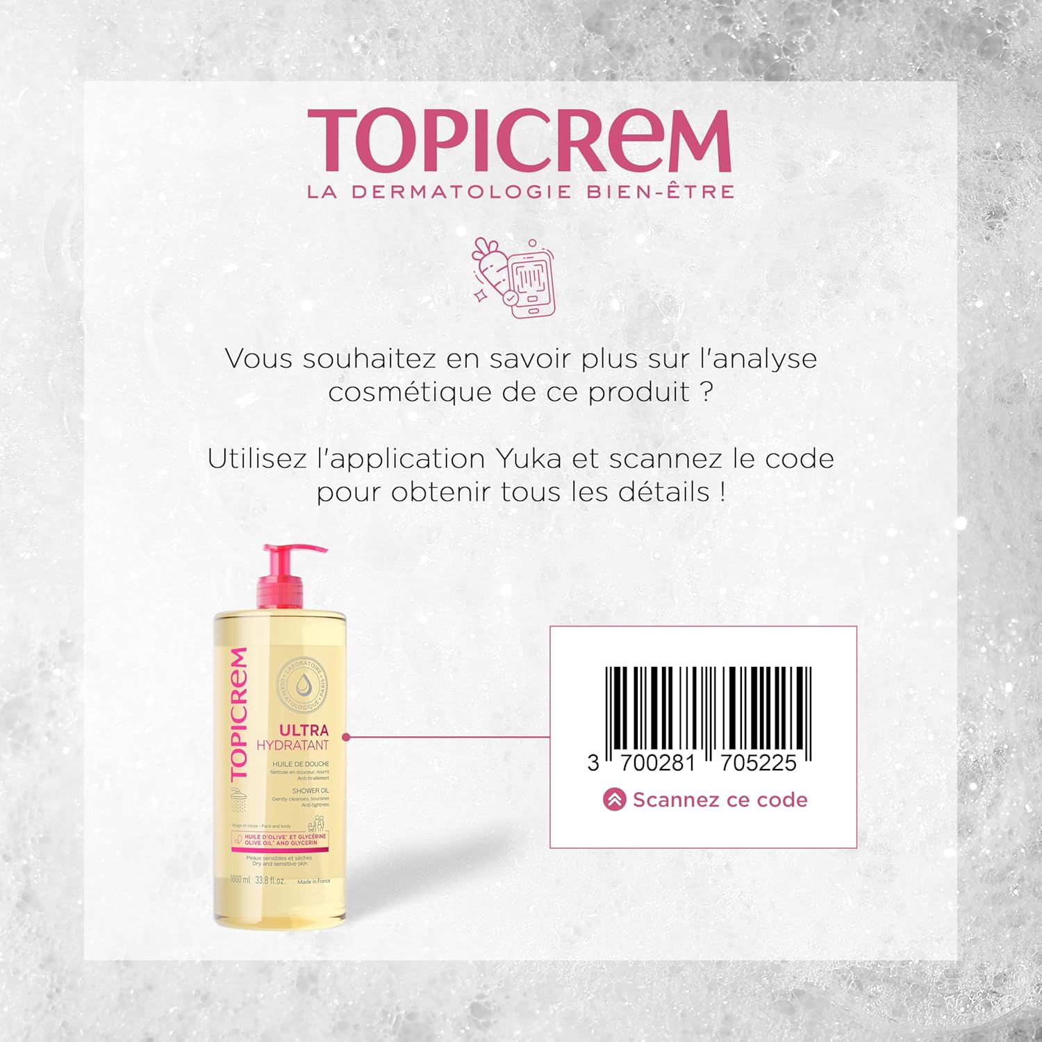 Topicrem UH aceite de ducha 1000 ml