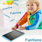 KIDWILL 2 Pack LCD Writing Tablet for Kids - Colorful Screen Drawing Board 8.5inch Doodle Scribbler Pad Learning Educational Toy - Gift for 2-6 Years Old Boy Girl (Blue/Pink)