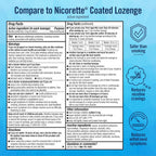 Good Sense Coated Ice Mint Nicotine Polacrilex Lozenges, 4 mg, Stop Smoking Aid, 80 Count