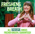 TheBreatheCo Fresh Breath Dentist Formulated Oral Rinse, Mild Mint, 16 Ounce (Pack of 2)